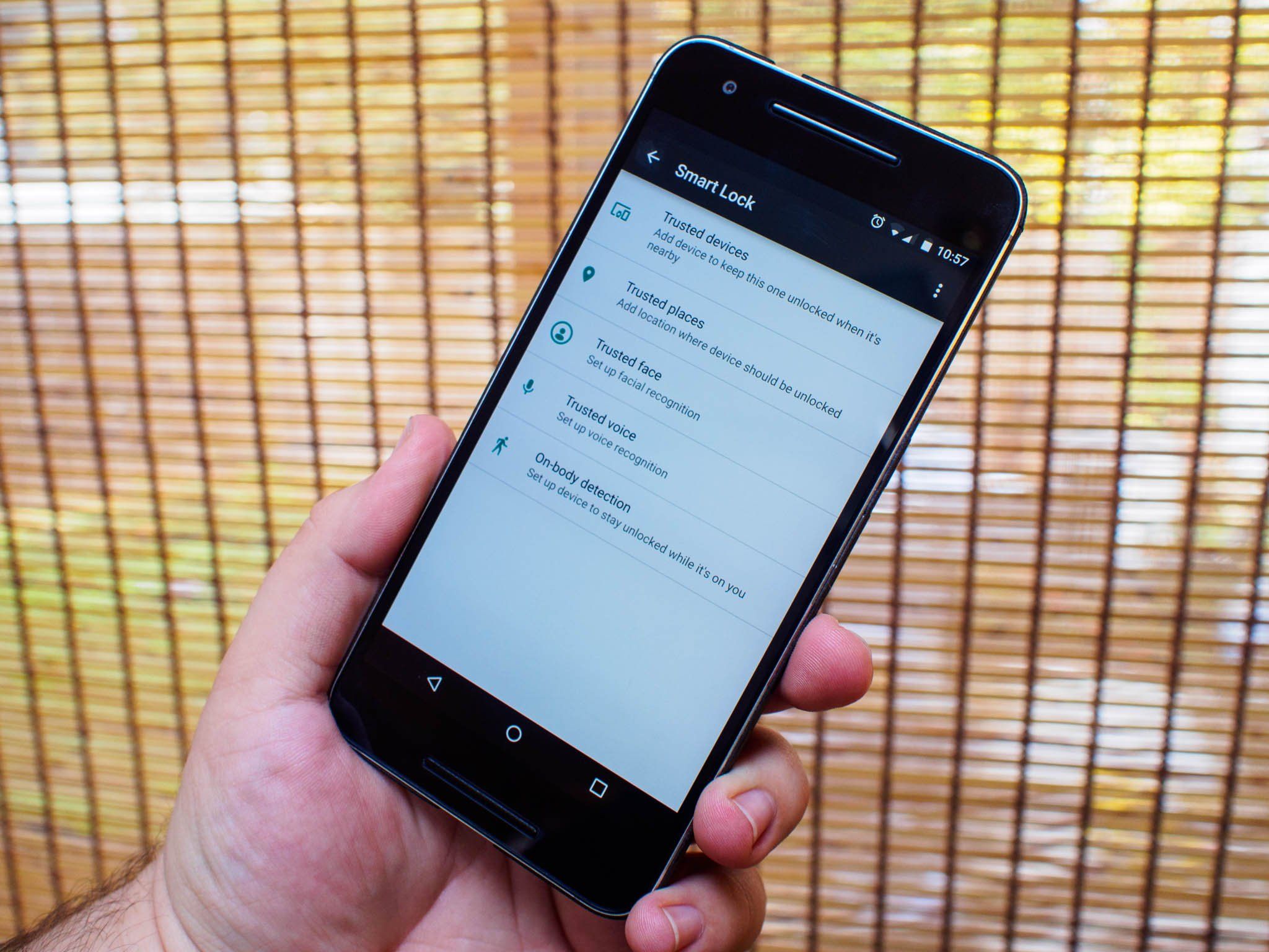 Smart lock screen security options in Android | Android Central