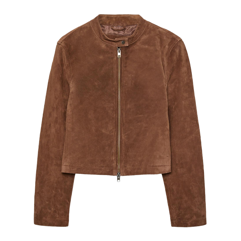 suede jacket, Stradivarius