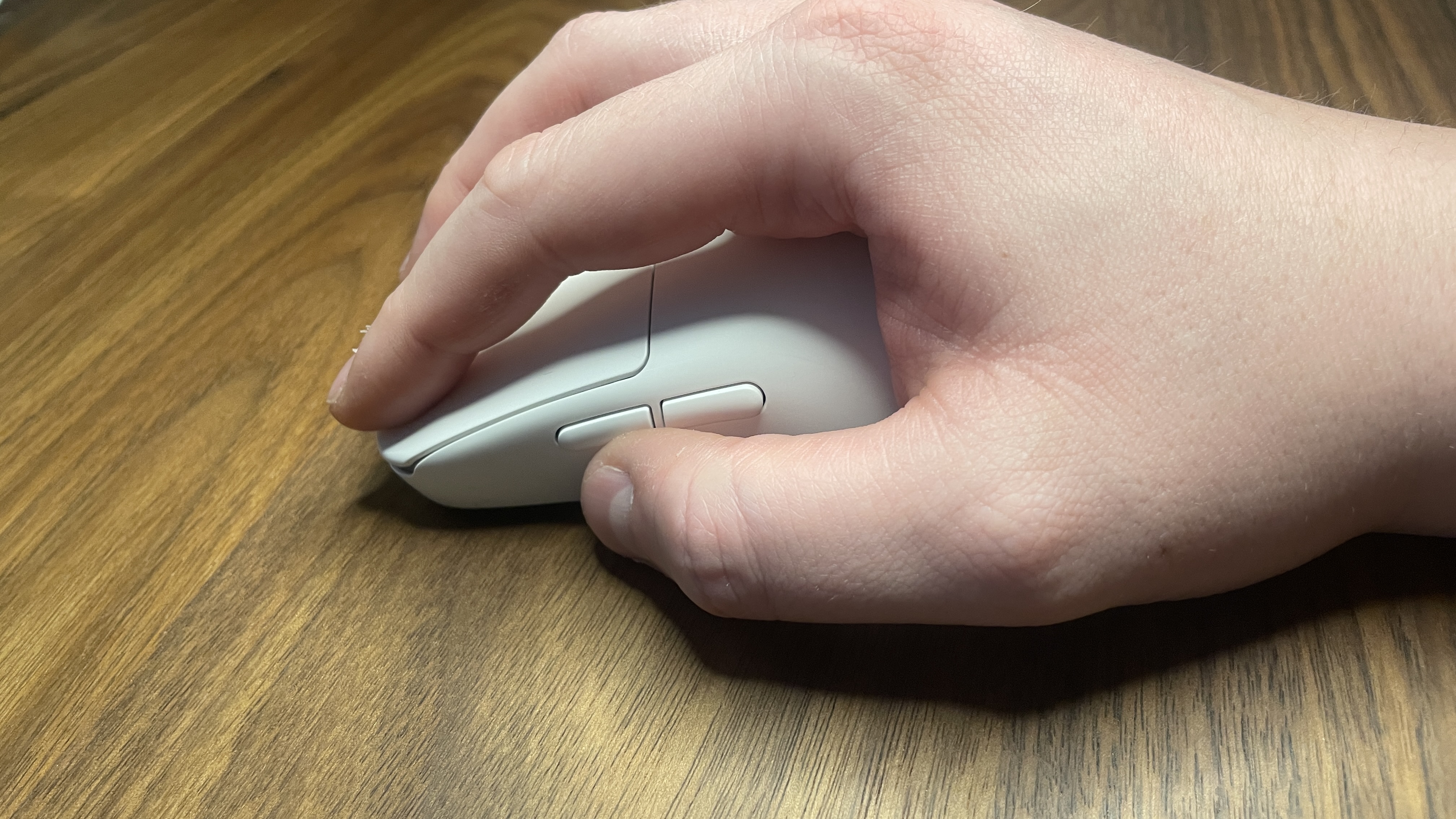 An MChose L7 Pro+ gaming mouse.