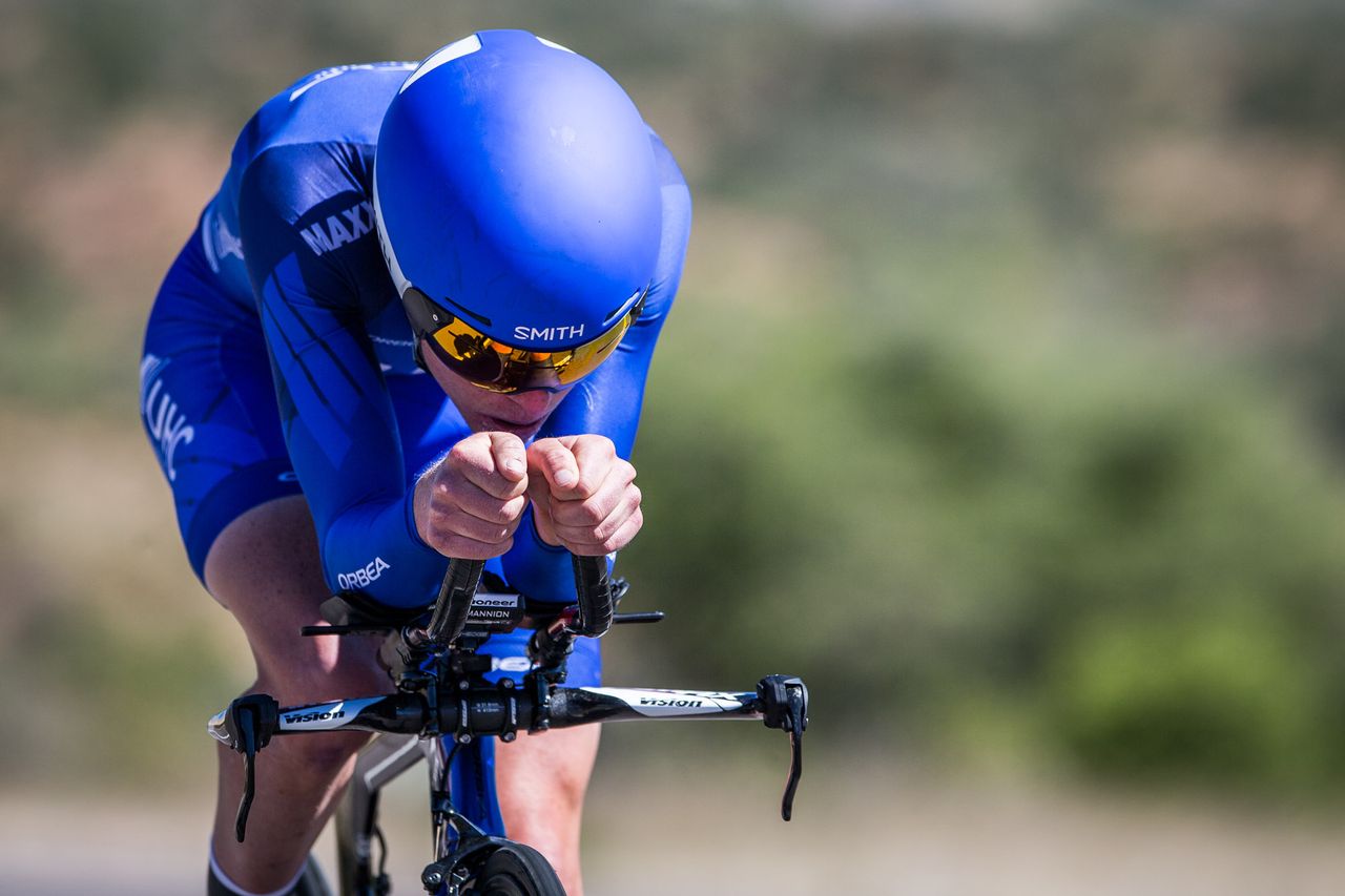 Gavin Manion (UnitedHealthcare) stays tucked in to come in 5th today.