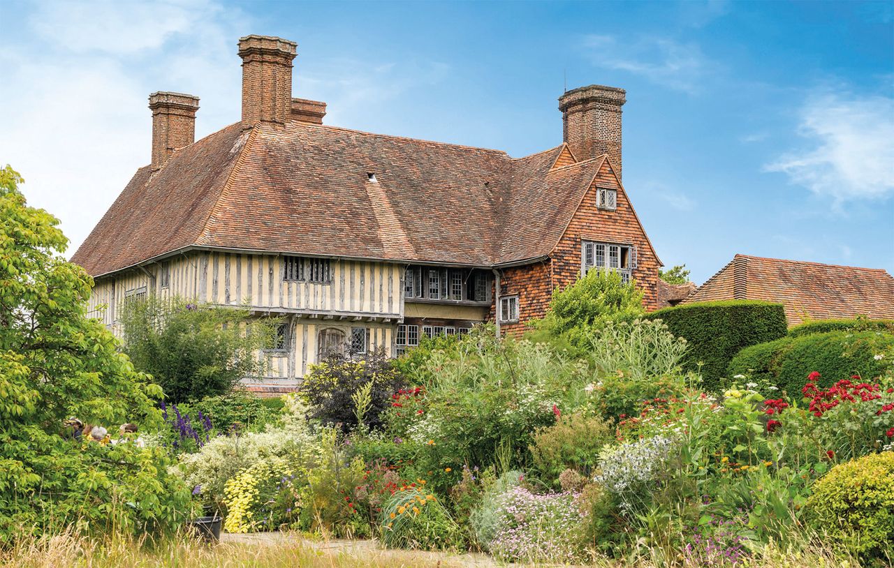 Great Dixter in Northiam, East Sussex, is a great example of how to combine vernacular architecture with new additions.