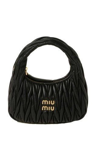 StockX, Miu Miu Wander Matelasse Nappa Leather Mini Hobo Bag
