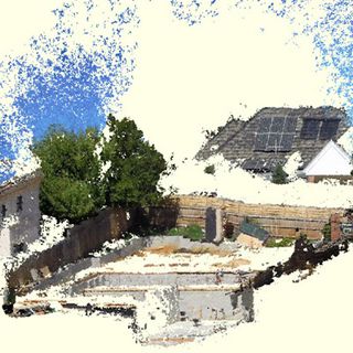 Best 3D scanning software; a scan of a country scene