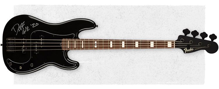 Duff McKagan Deluxe Precision Bass in Black
