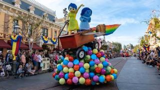Inside Out Float in Pixar Play Parade
