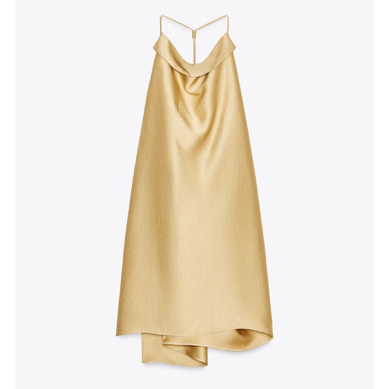 Zara, Satin Halter Top 