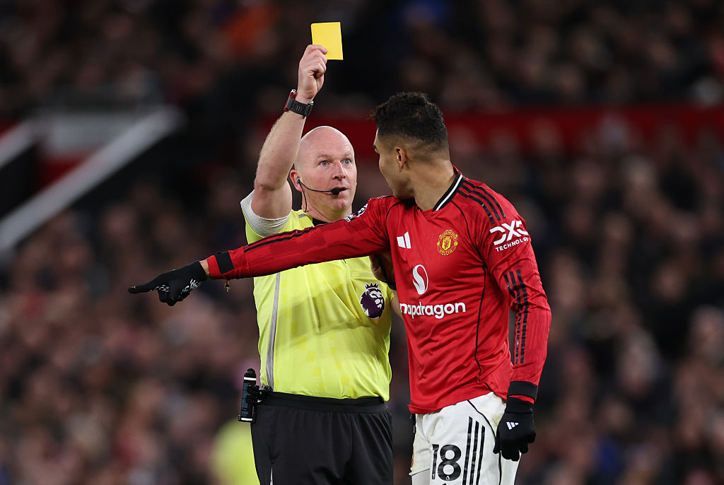 Casemiro has been booked five times already this season