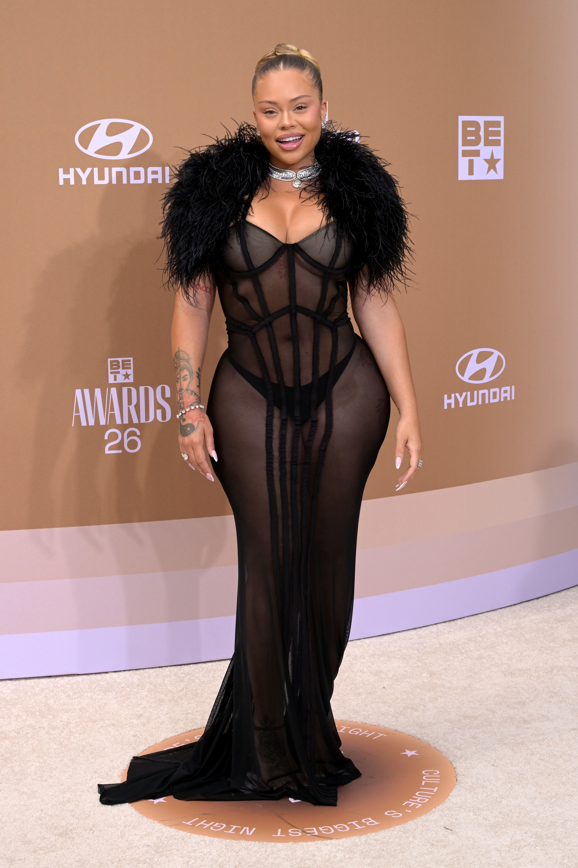 Latto at the BET Awards 2026 held at Peacock Theater on June 28, 2026 in Los Angeles, California.