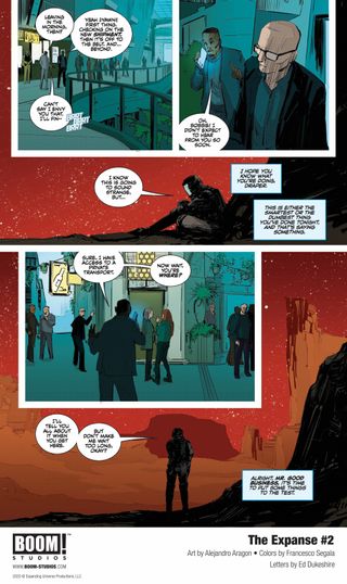 Jump into "The Expanse" with this sneak peak at issue 2 of the new comic miniseries from Boom! Studios.