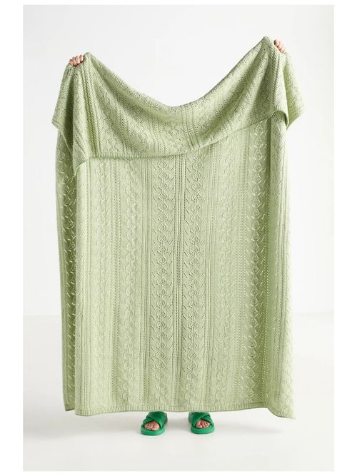 Sabrina Cotton Knit Throw Blanket