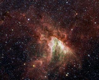 New Infrared Image of Swan Nebula
