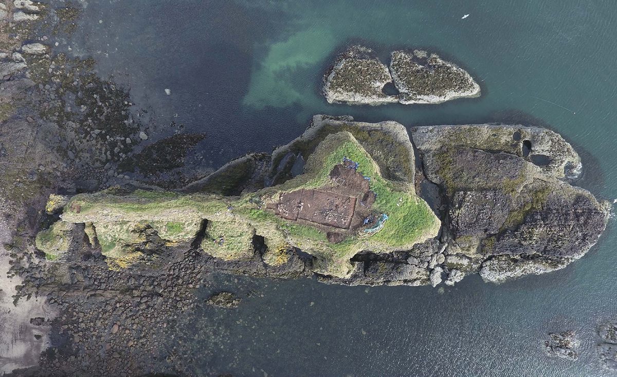 Archaeologists with the Northern Picts Project conducted excavations at the site of Dunnicaer in Scotland, where stones with Pictish symbols were discovered during the 19th century.