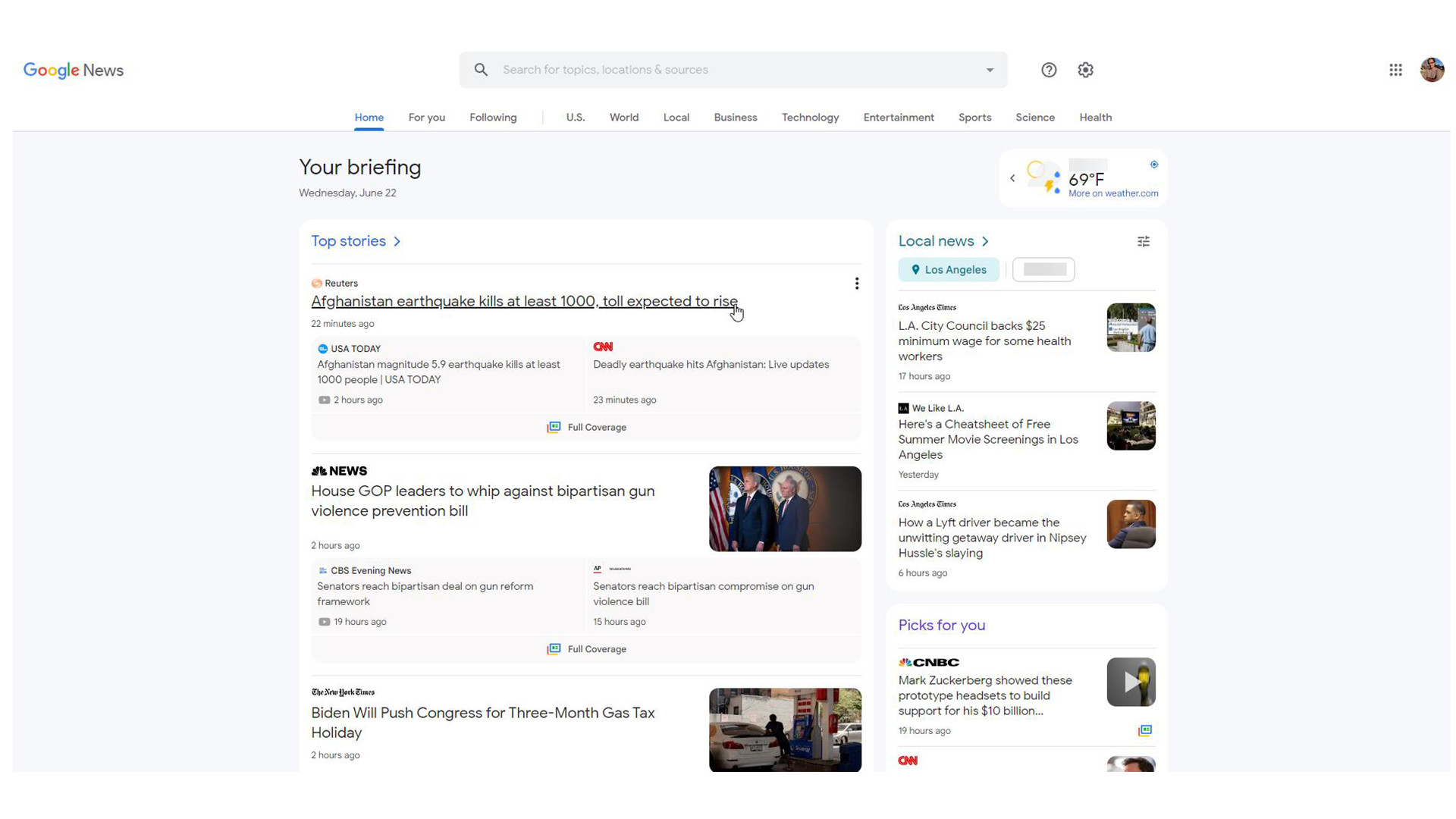 Image of new Google News