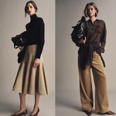 models wear zara outfits