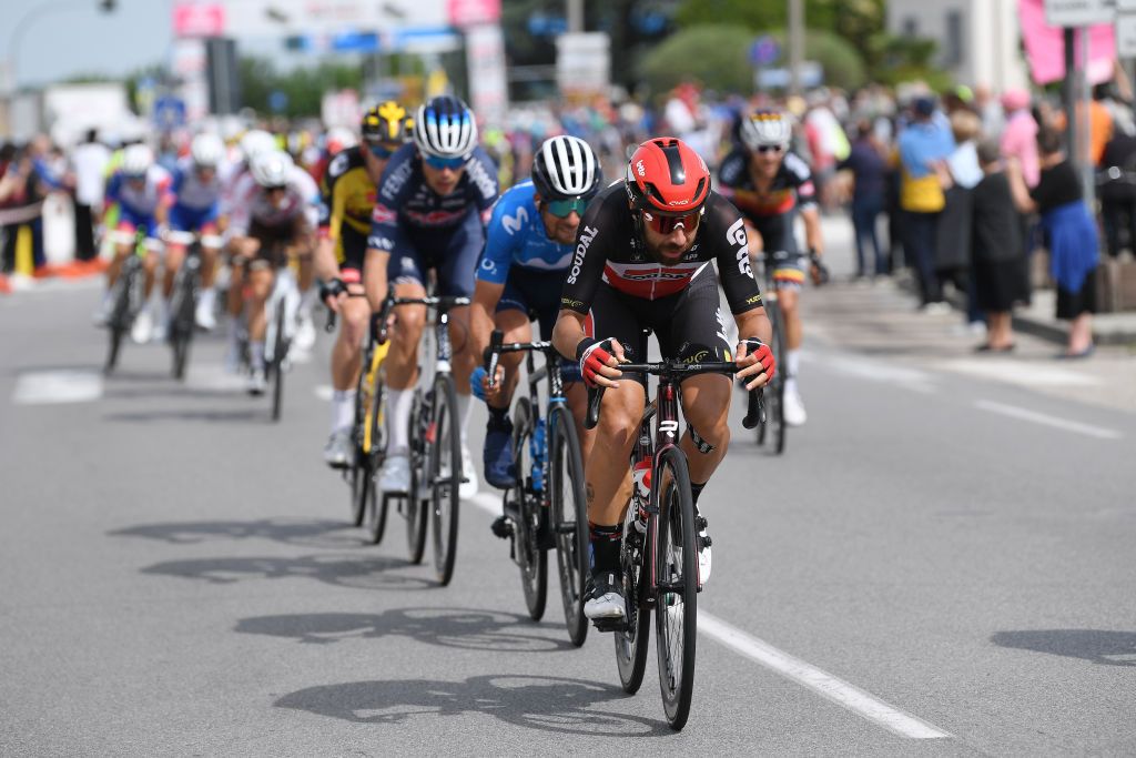 VERONA ITALY MAY 21 Thomas De Gendt of Belgium and Team Lotto Soudal during the 104th Giro dItalia 2021 Stage 13 a 198km stage from Ravenna to Verona girodiitalia Giro UCIworldtour on May 21 2021 in Verona Italy Photo by Tim de WaeleGetty Images