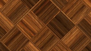 Oak diamond parquet flooring