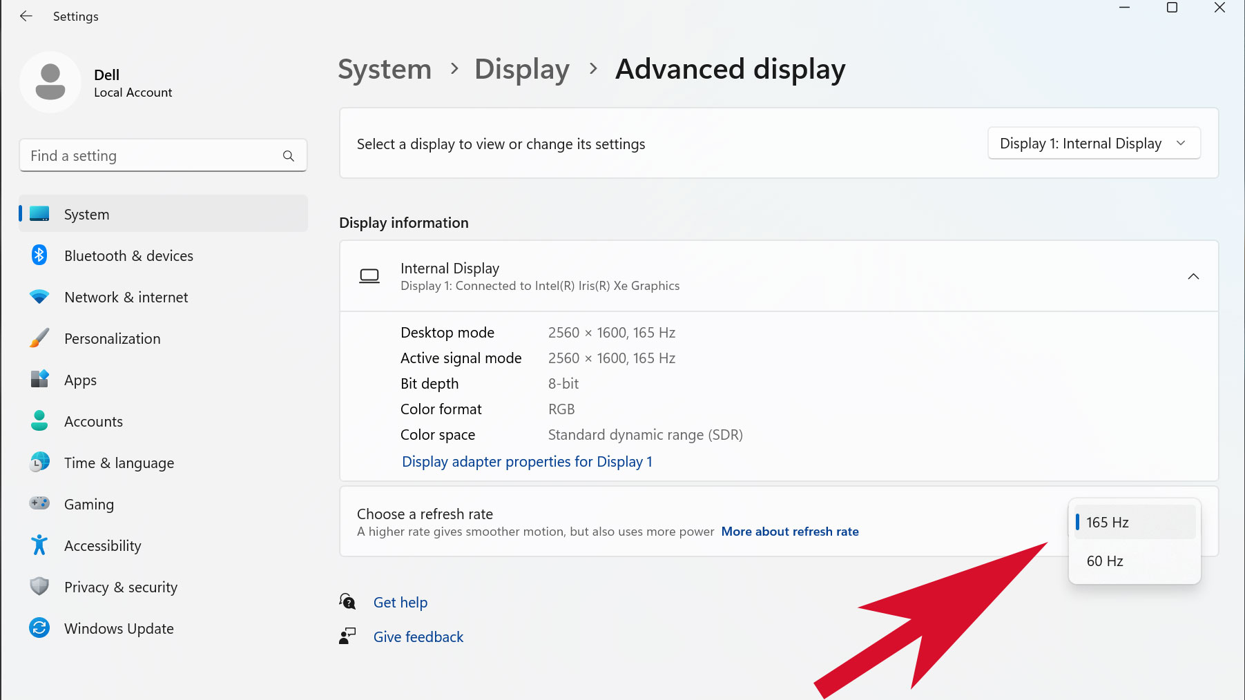 How to check your monitor's refresh rate