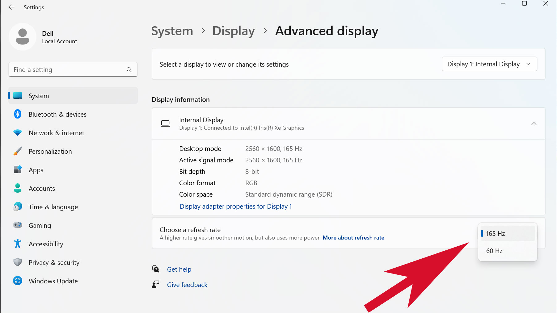 Cómo verificar la frecuencia de actualización de su monitor