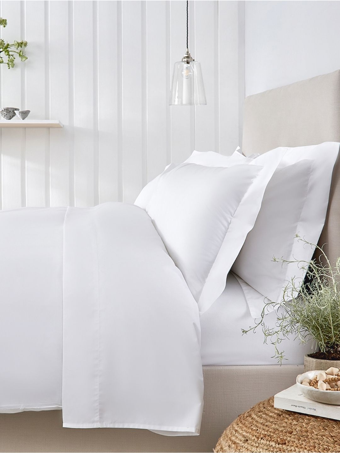 The White Company, Essentials Egyptian Cotton Duvet Cover, Double