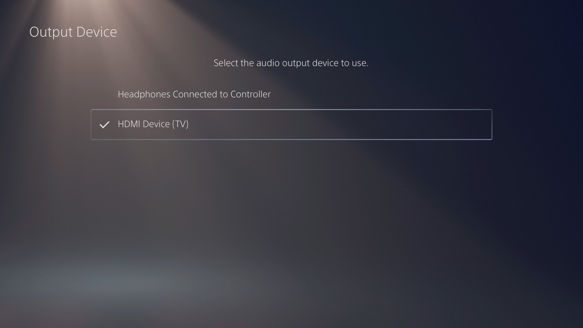 Ps5 Audio Settings