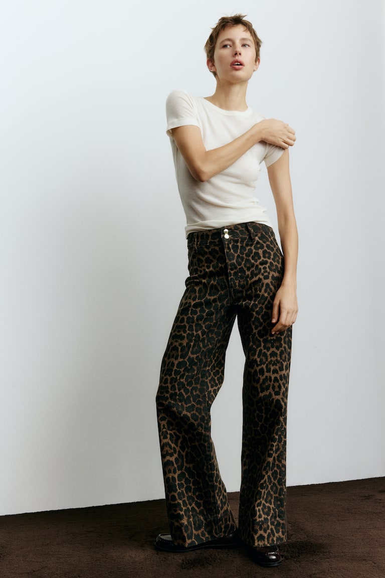Wide High Jeans