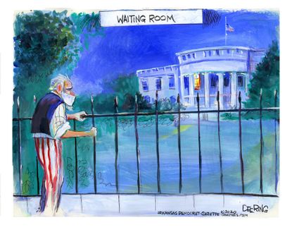 Editorial Cartoon U.S. Trump White House COVID
