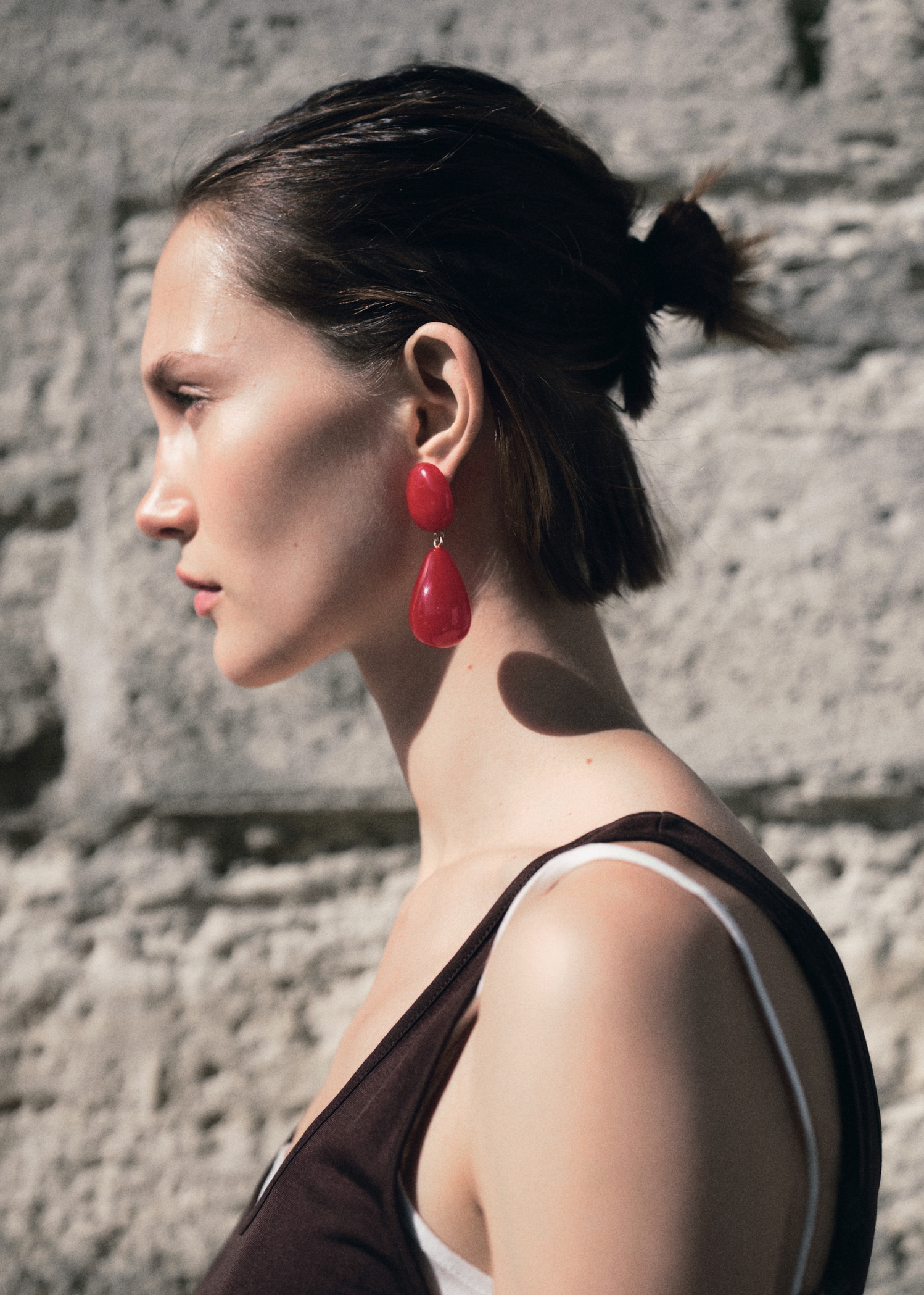 Resin Drop Earrings - Women | Mango United Kingdom