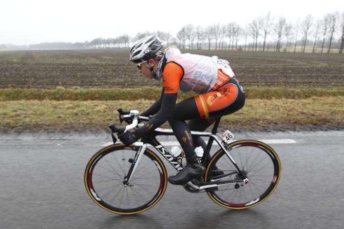 Romy Kasper (Boels Dolmans) stayed away until just after the VAM climb