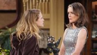 Allison Lanier and Susan Walters as Summer and Diane in a tense moment in The Young and the Restless
