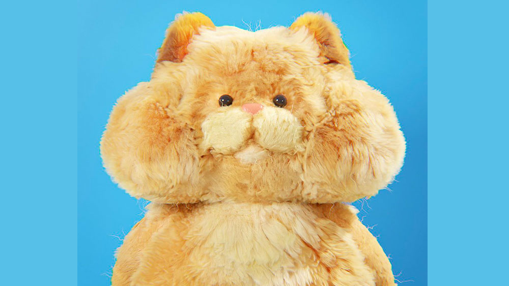 A very realistic 3D model of a fluffy hamster character made in Blender 