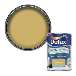 Dulux One coat Golden sands Matt Emulsion paint, 1.25L