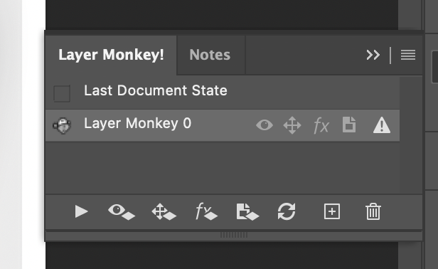 The layer monkey Easter egg in Adobe Photoshop