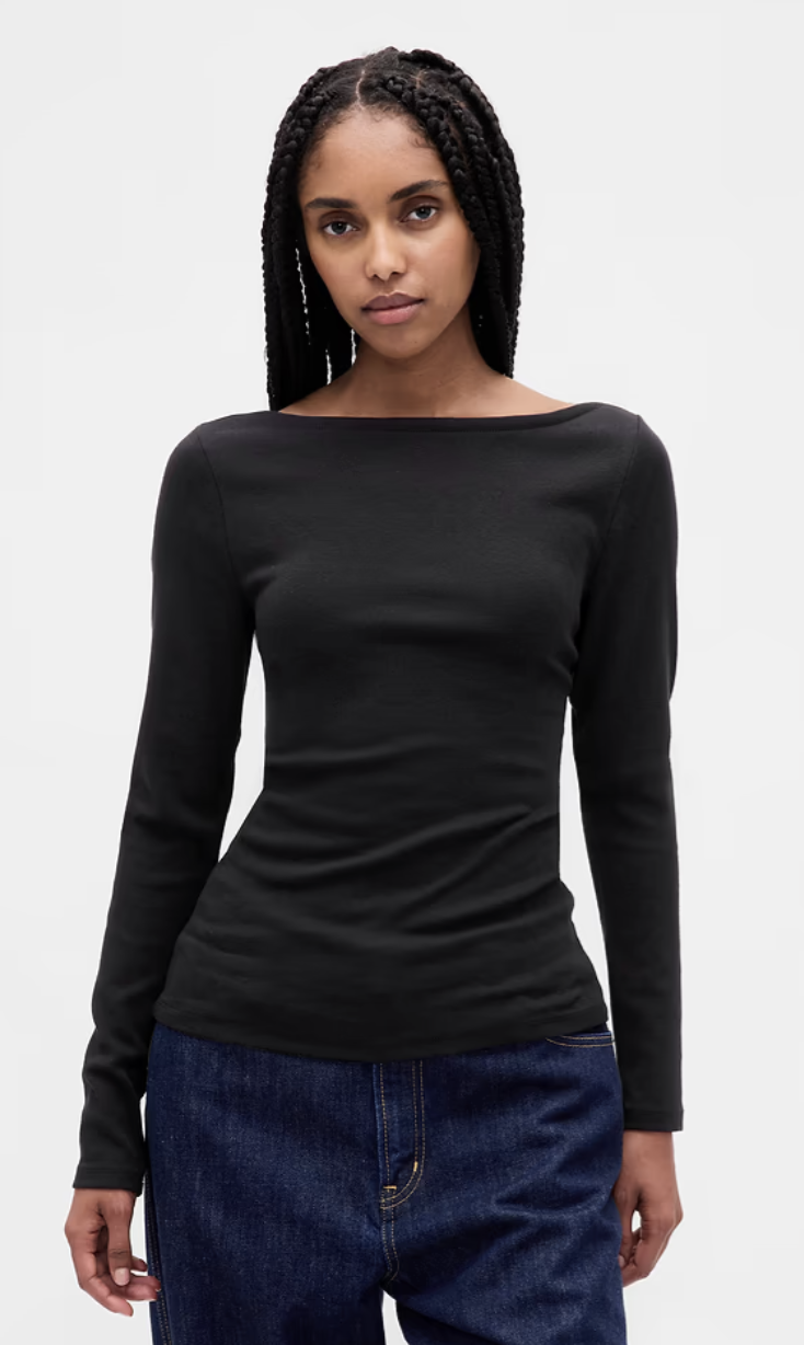 Gap, Modern Boatneck T-Shirt