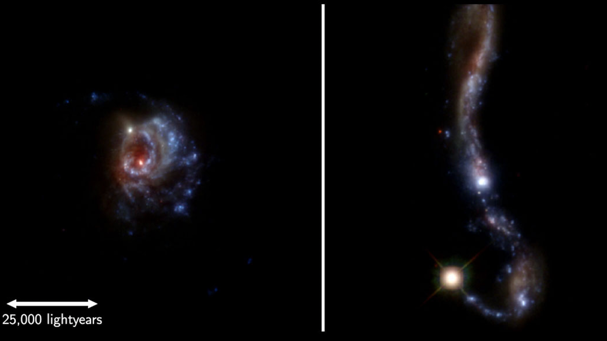 Los vecinos cósmicos de la Vía Láctea ayudan a centrar las galaxias antiguas
