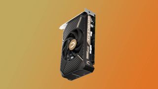 Zotac RTX 5060 Ti 16 GB graphics card on a yellow and orange background