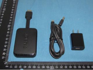 FCC filings showed a TVision device similar to the HDMI dongle used by Dish Network’s AirTV Mini