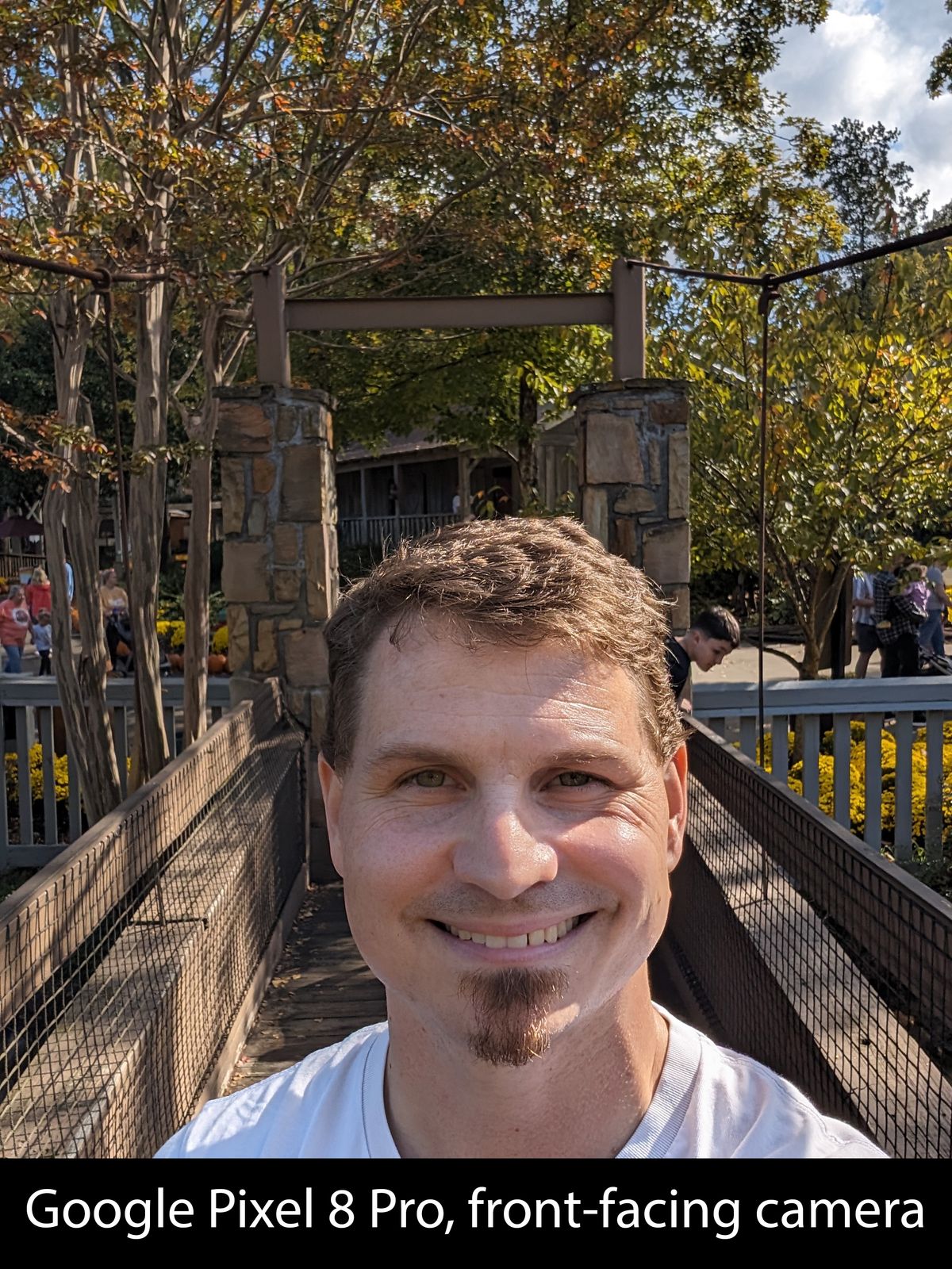 Camera samples from the Google Pixel 8 Pro's front-facing camera