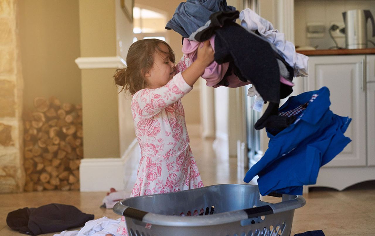 b&amp;m basket to get kids to do laundry