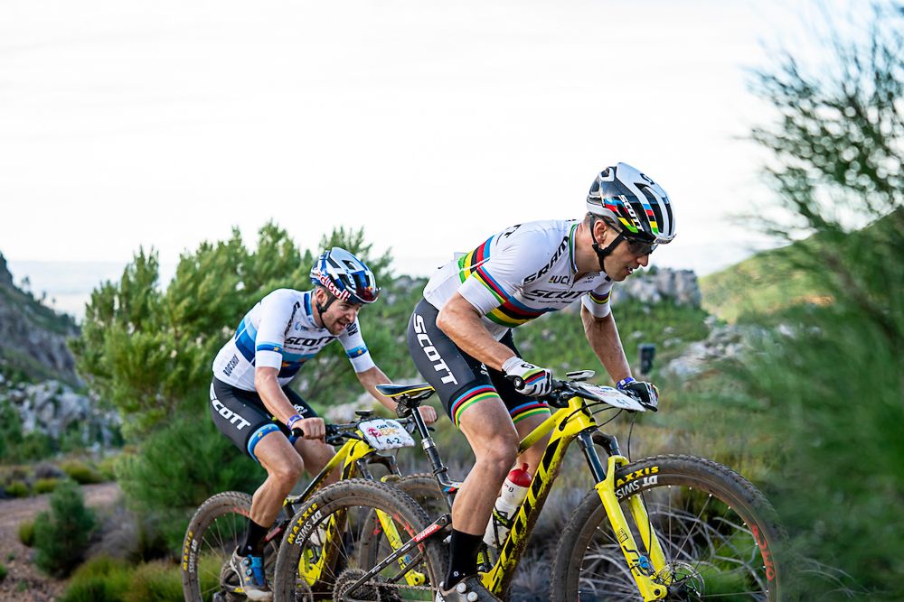 Lars Forster and Nino Schurter of SCOTT SRAM