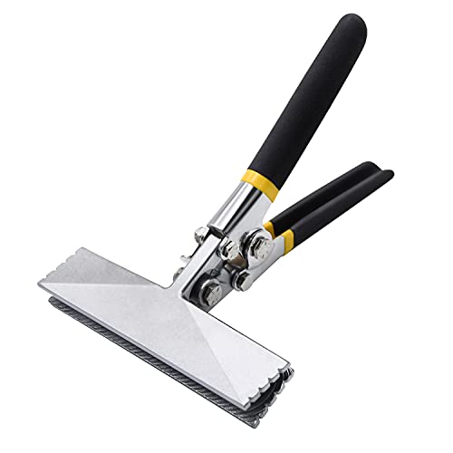 Hand Seamer, 6in Straight Jaw Sheet Metal Bender Tools, Sheet Metal Seamer Form Edge Seamer Seaming Plier With Ergonomic Handle, for Bending and Flattening Sheet Metal Hand Tool