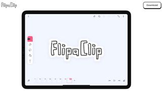 Website screenshot from FlipaClip (January 2025)