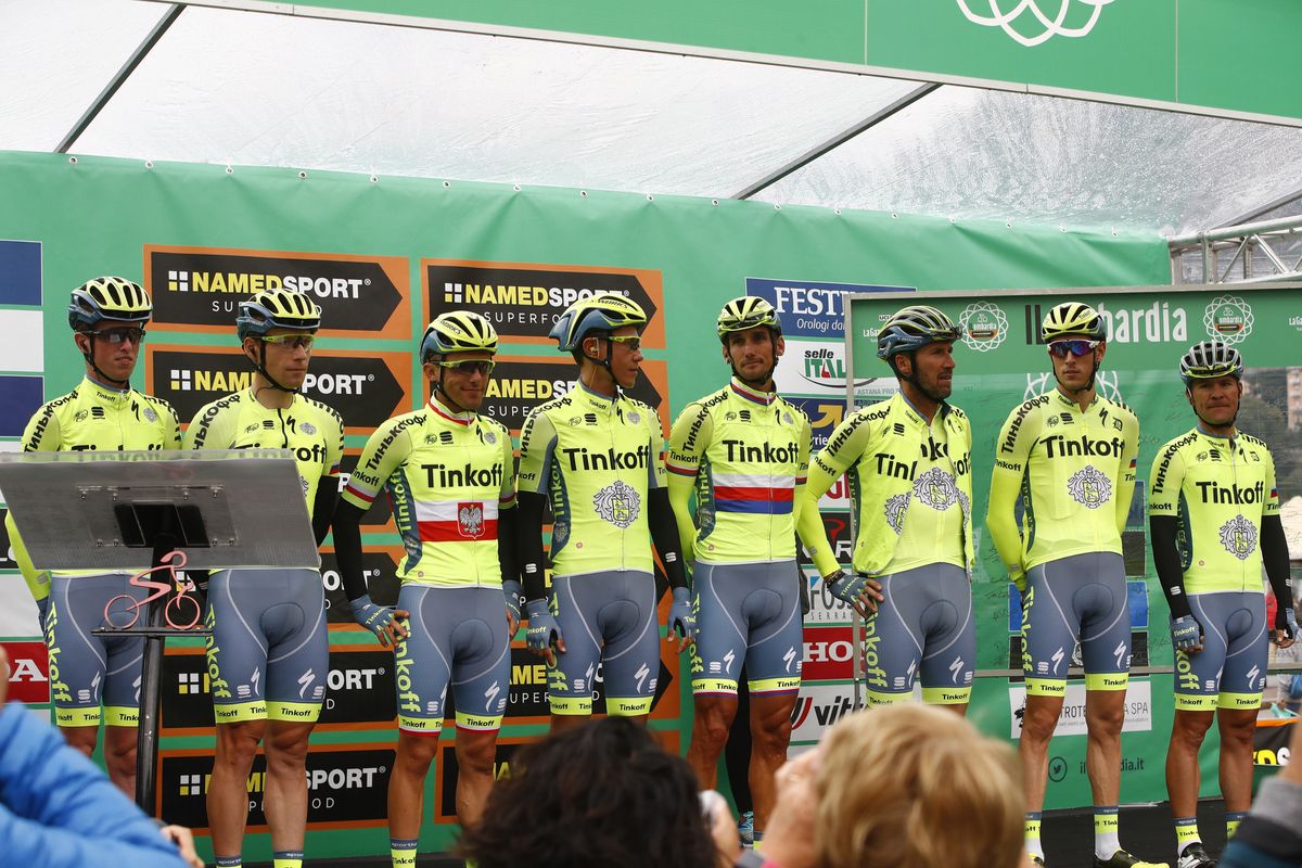 Tinkoff sign on for their final WorldTour race