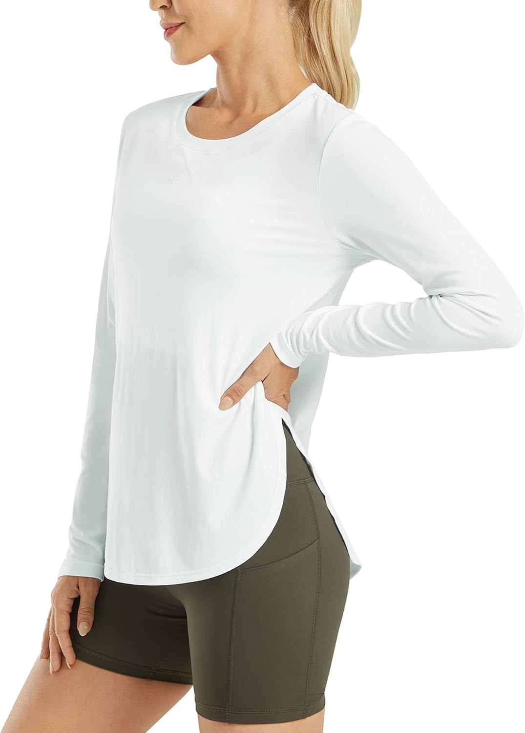 G4free Women Long Sleeve Uv Shirts Sun Protection Black Outdoor Hiking Shirts Quick Dry Lightweigh(black,xxl)