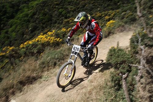 Markus Pekoll speeds downhill