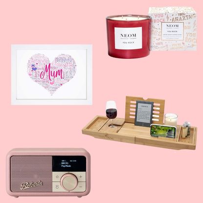 a collage of Amazon mother's day gifts