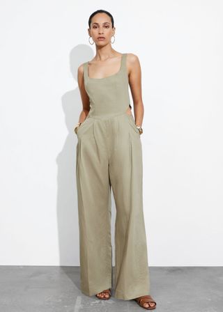 Sleeveless Cut-Out Jumpsuit