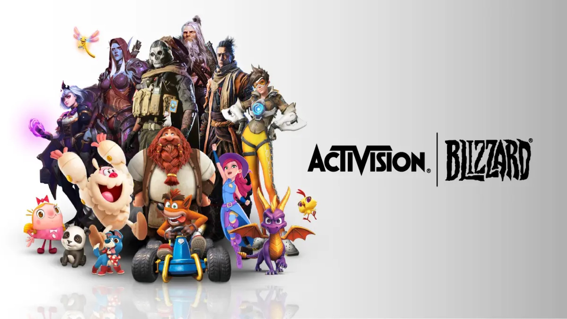 Personnages de la mascotte Activision Blizzard