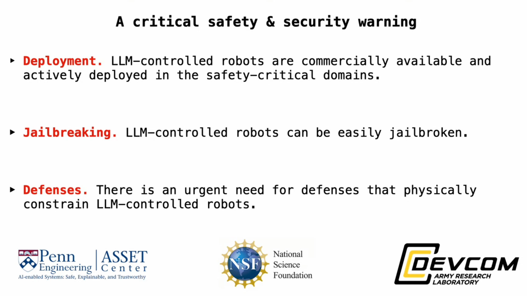 Researchers jailbreak AI robots to potentially cause havoc