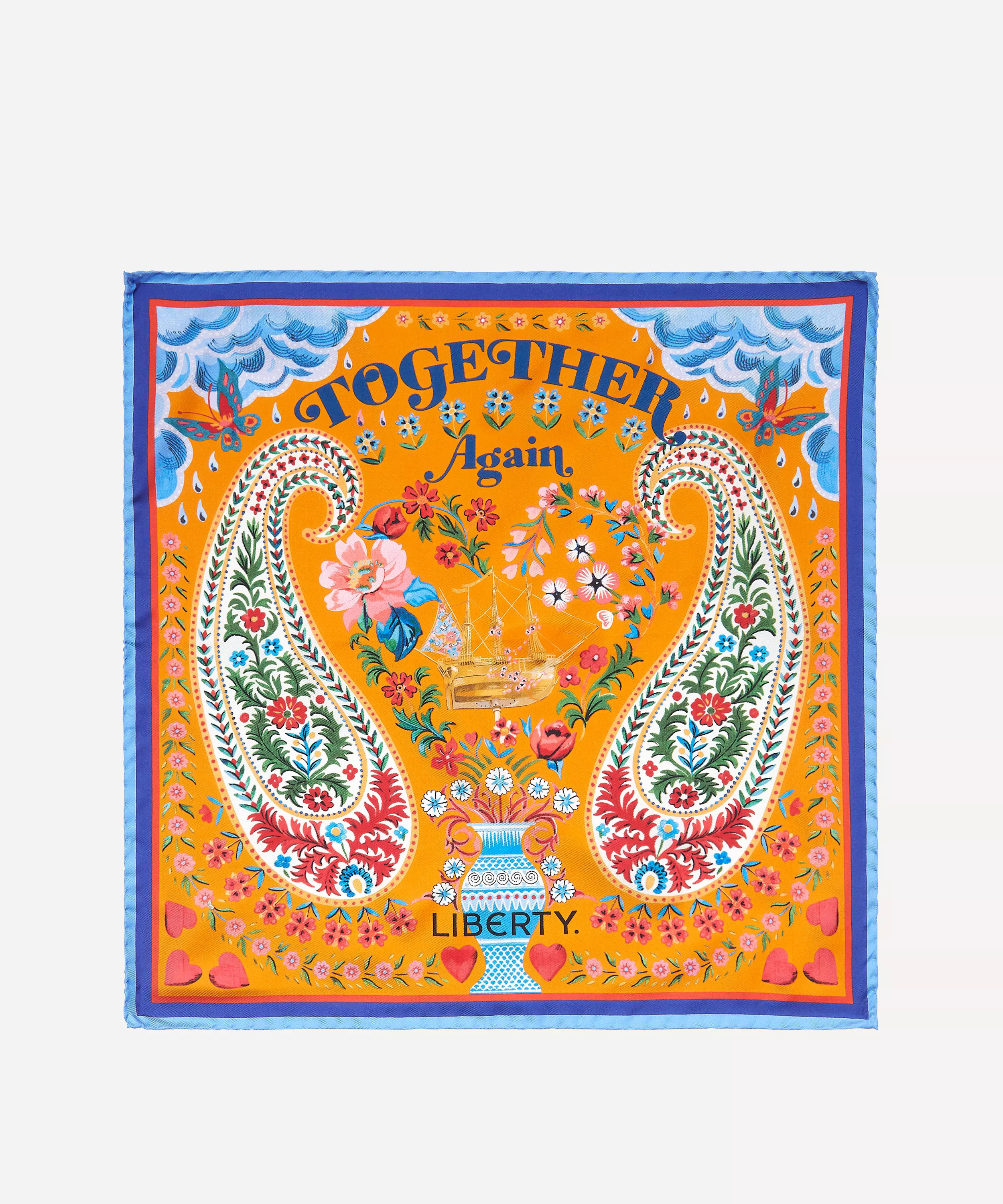 liberty 150 anniversary silk scarf