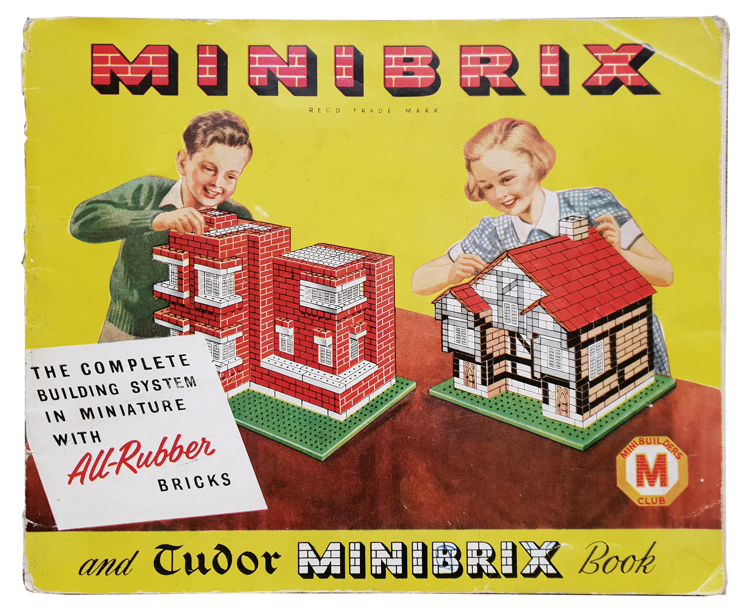 Minibrix construction kit, Premo Rubber Co. Ltd., England, 1940s&amp;copy; Claus Krieger Collection